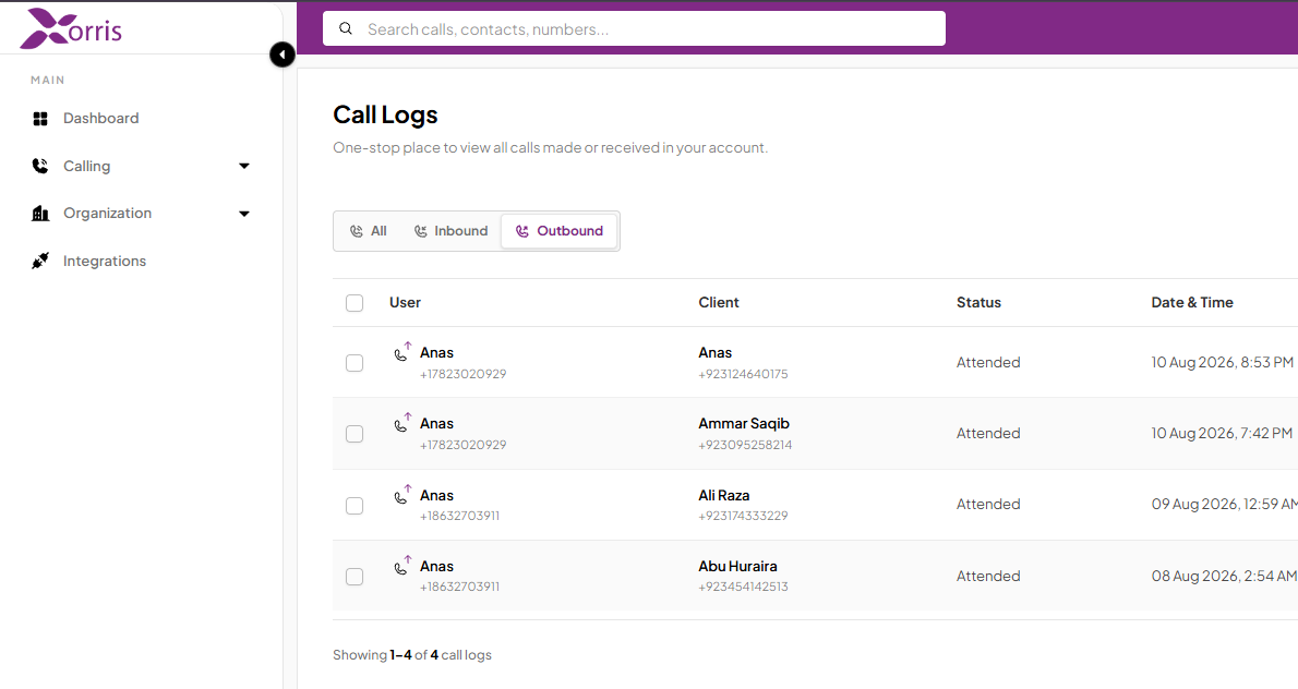 AI Calling Platform