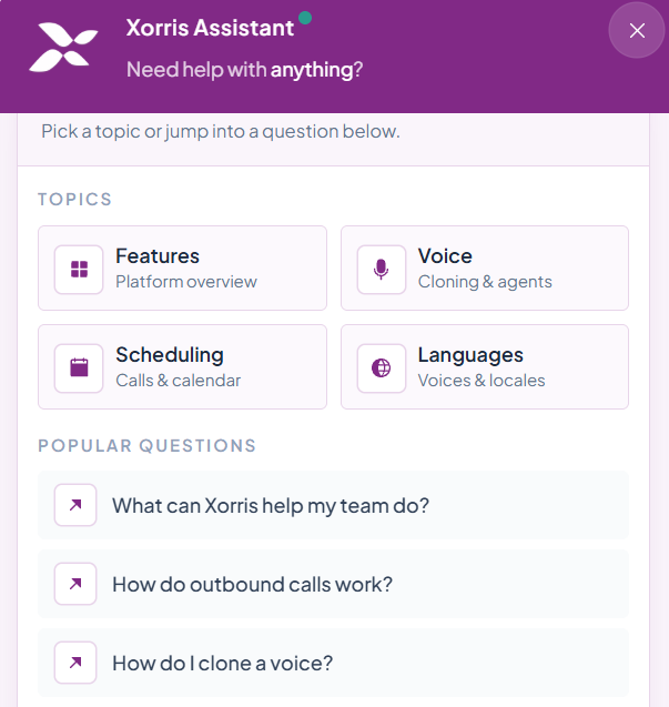 Voice Chatbot Integration